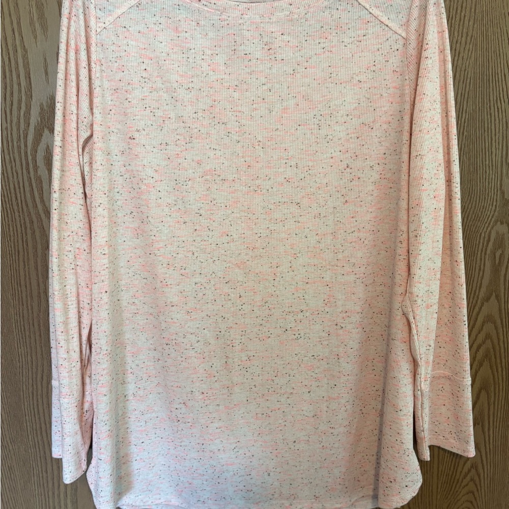 Speckled Long Sleeve Top